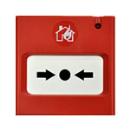 DF-R130-TTE • Pulsante di Allarme indirizzato Rosso, Ripristinabile a chiave