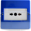 DF-R131-B • Pulsante Convenzionale Blu di Attivazione/Annullamento Ripristinabile a Chiave