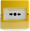 DF-R131-G • Pulsante Convenzionale Giallo di Attivazione/Annullamento Ripristinabile a Chiave