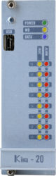 DF-KIRA-20-STD • Modulo 8 canali 4÷20mA per centrale modulare Sistema KIRA-STD