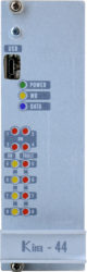 DF-KIRA-44-STD • Modulo 4 uscite controllate + 4 uscite S.P.D.T per centrale modulare Sistema KIRA-STD