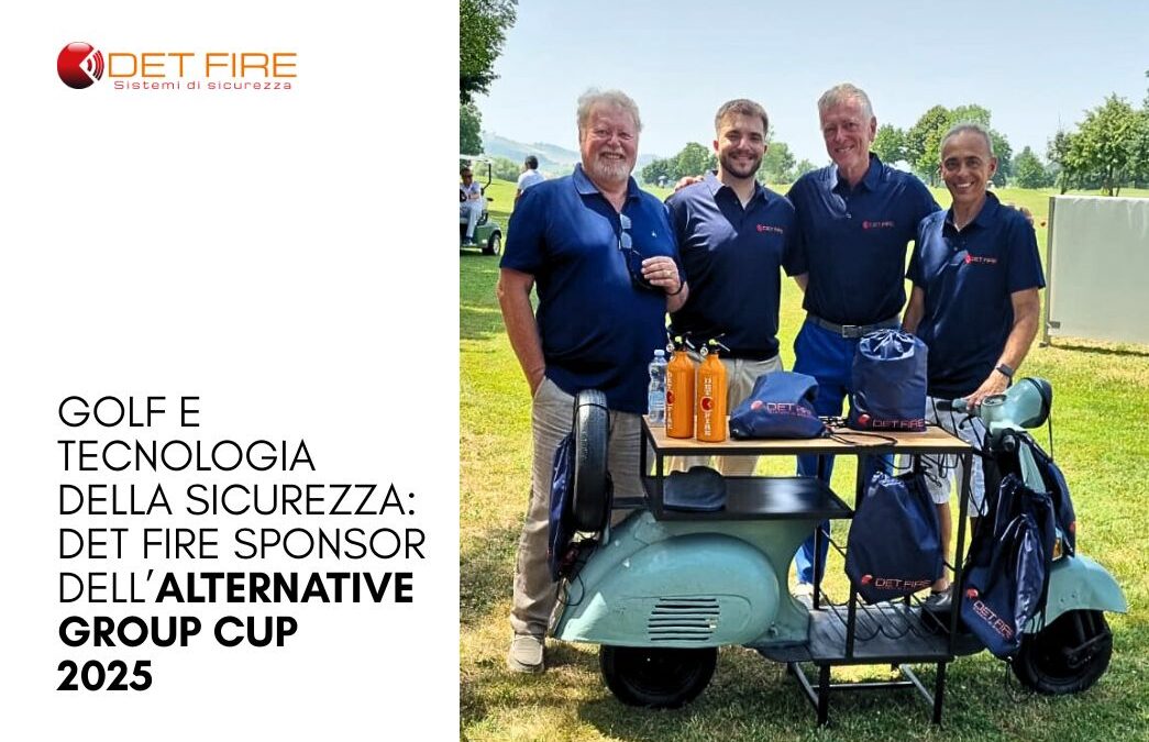 Golf e tecnologia della sicurezza: Det Fire sponsor dell’Alternative Group Cup 2025