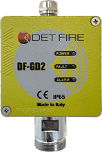 Serie DF-GD2 • Rivelatore GAS IP65 in contenitore metallico in Alluminio